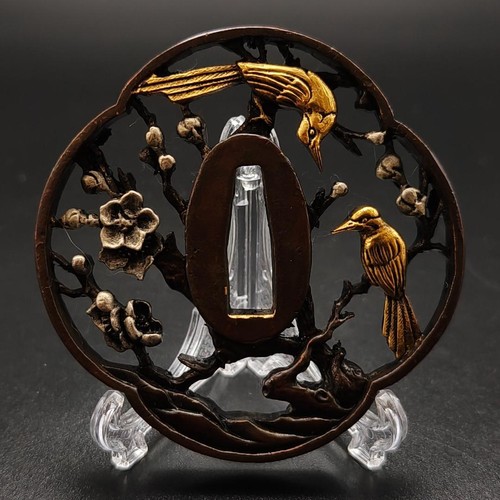 Tsuba giapponese doppio - giapponese,