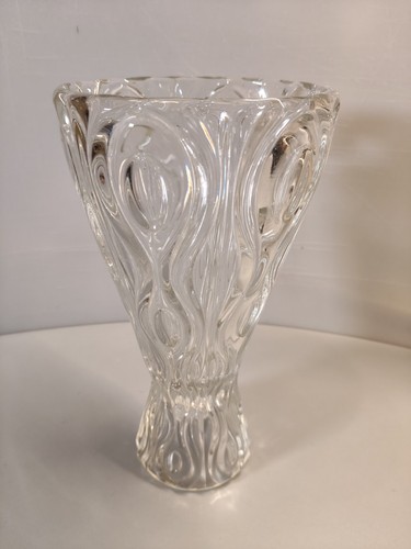 Vaso vetro lavorato vintage - vetro,