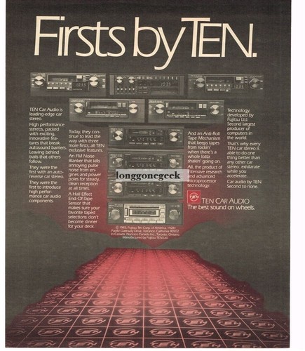 1983 ten car audio - 1983,