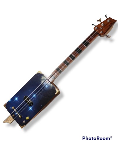 Star bass cigar box guitar - bass,