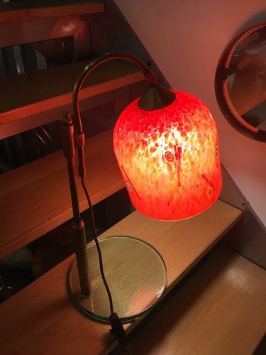 Lampada 60s vetro murano - lampada,