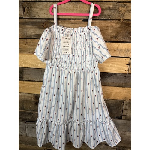 Abito floreale smocked zara - abito,