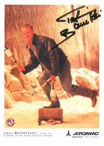 Biglietto autografo tobias - autografo,