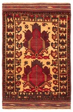 Tappeto 3'1" x 4'8" vintage