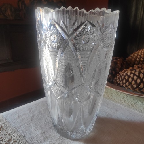 Vaso cristallo boemia - vaso,