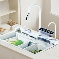 Lavello cucina a cascata in