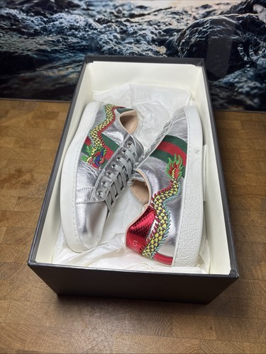 Gucci asso drago - , argento