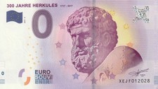 Banconota zero 0 euro souvenir = 300 ANNI DI ERCOLE = XEJF 2017-2 = SF 2a