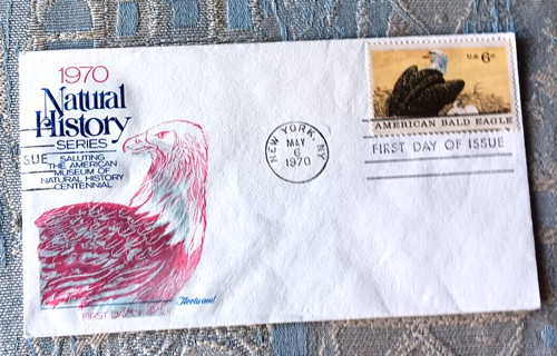Cachet american bald eagle - american,
