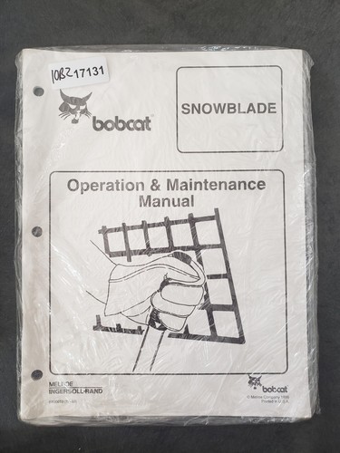 One bobcat snowblade - one, skidsteer