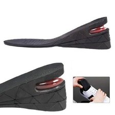 COPPIA SOLETTE ALZATACCO PER SCARPE PLANTARE ALZA TACCO CON CUSCINO AD ARIA 7 CM