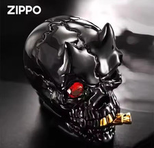 Accendino Zippo skull 3d limited edition!!!!!!!!!!TESCHIO NERO