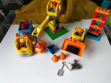 LEGO DUPLO IL GRANDE CANTIERE  SET 10813  USATO COMPLETO