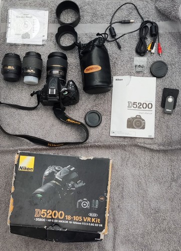Nikon d5200 dslr - nera, 24,1