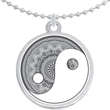 Intricate Yin Yang Round