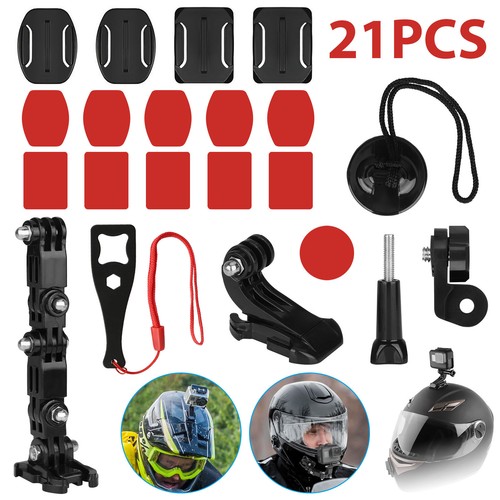 Motorcycle helmet chin mount - helmet,