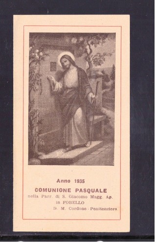 Santino ricordo comunione - santino,
