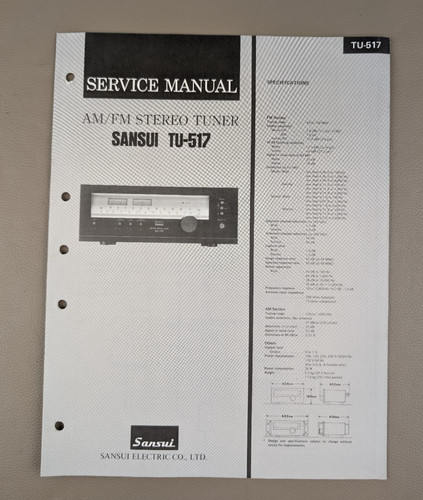 Sansui 517 f m - tu-517, a.m./