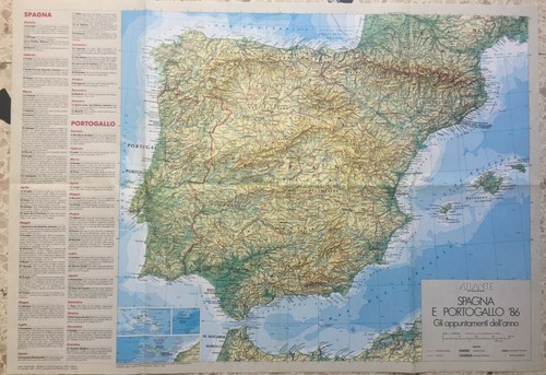 Poster mappa carta geografica - carta,