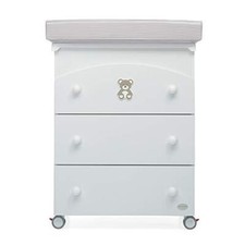 Foppapedretti Birbante Bagnetto Fasciatoio, ?69 x 47 x 89 cm, 35 Kg, Bianco