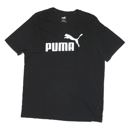 Puma uomo nero grafico shirt - uomo,