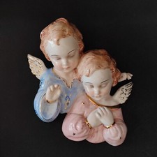 Capezzale con angeli dipinto a mano - manifattura italiana - Anni '50 (cod. 991)