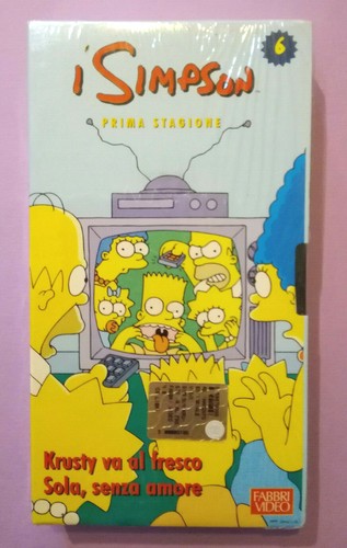 Vhs simpson prima stagione 6 - vhs,