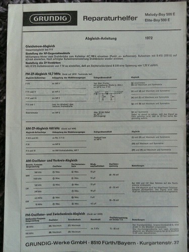 Grundig melody boy elite - melody,