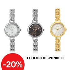 Orologio Donna Ops Objects Acciaio 28mm Quadrante Vari Colori con cristalli