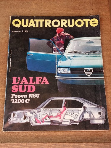 Quattroruote dicembre 1971 - quattroruote,