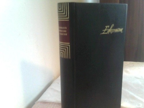 Gespräche mit goethe - gesprÄche,