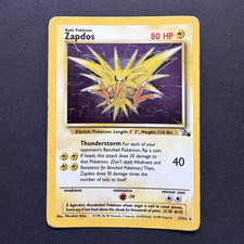 ZAPDOS #15/62 Eng Fossil Holo