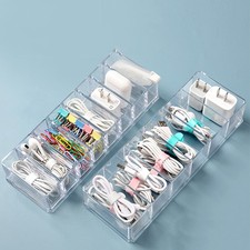  2 Pcs Organizzatore Cavi Da Viaggio Porta Supporto Per Cavo Di Ricarica