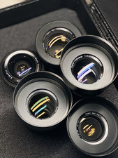 Set obiettivi Canon EF Asahi Pentax Takumar Cine 20 28 35 85 105 135 Cinemod vintage
