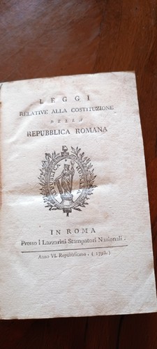 Prima repubblica romana 1798 - romana,