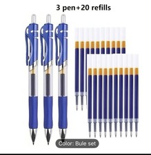Set 23pz Penna Gel Tonda