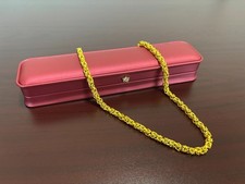 Collana catena oro giallo 24