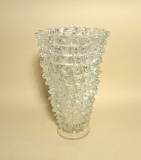 BAROVIER TOSO  MURANO VASO VETRO ROSTRATO Vintage