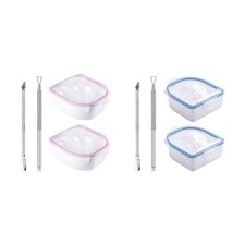 2 ciotole per ammollo unghie