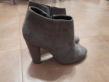 stivaletti Tronchetti PRIMADONNA Nr 37 In Camoscio Colore Grigio Usati Poco