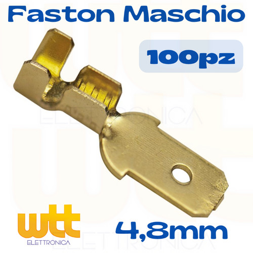 100 spine faston passo - spine, 4,8mm