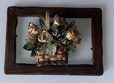 QUADRO CON FIORI SECCHI SU