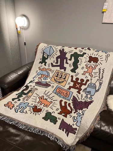 Coperta arazzo tessuto colore