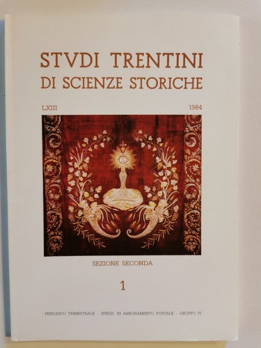 Rivista studi trentini di - rivista,