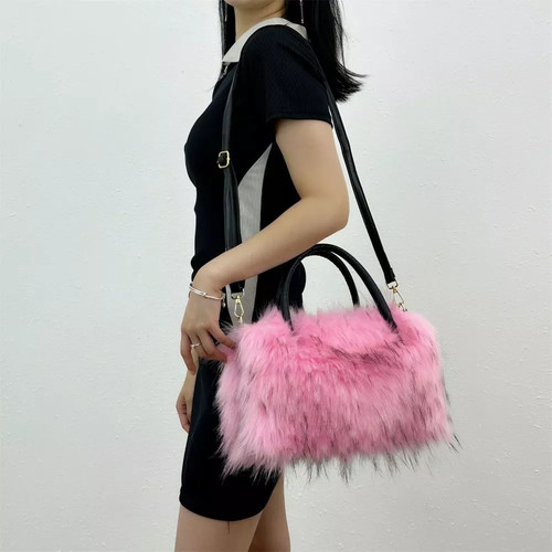Borsa donna eco pelliccia - borsa,
