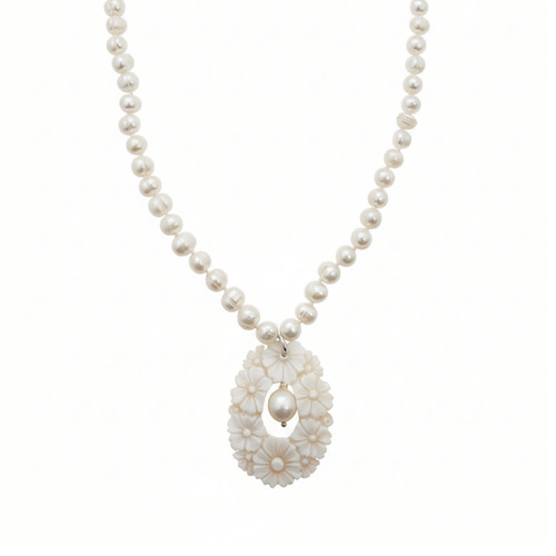 Collana giardino perle - di,