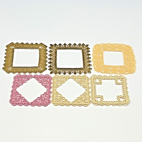 6pz mini cornici vintage - cornici,