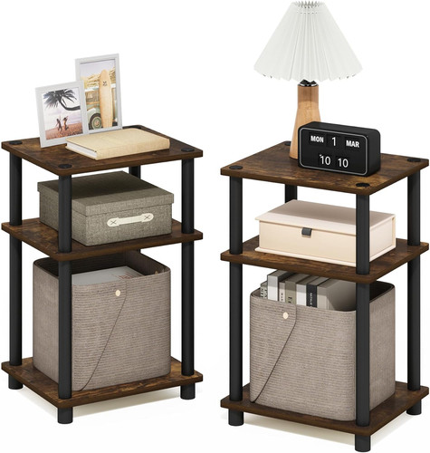 2pc side table tier end - side, table,3-tier