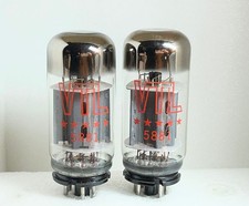 2 tubi mai usati 5881 6L6WGB
