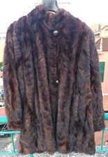 Cappotto pelliccia castoro vintage taglia M lunghezza media perfette condizioni